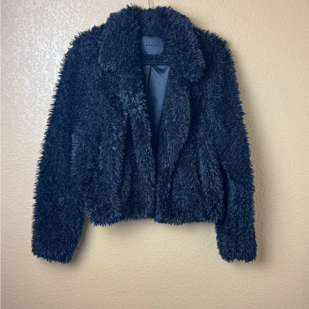 BlankNYC Faux Fur Bomber Jacket - Picture 1 of 6